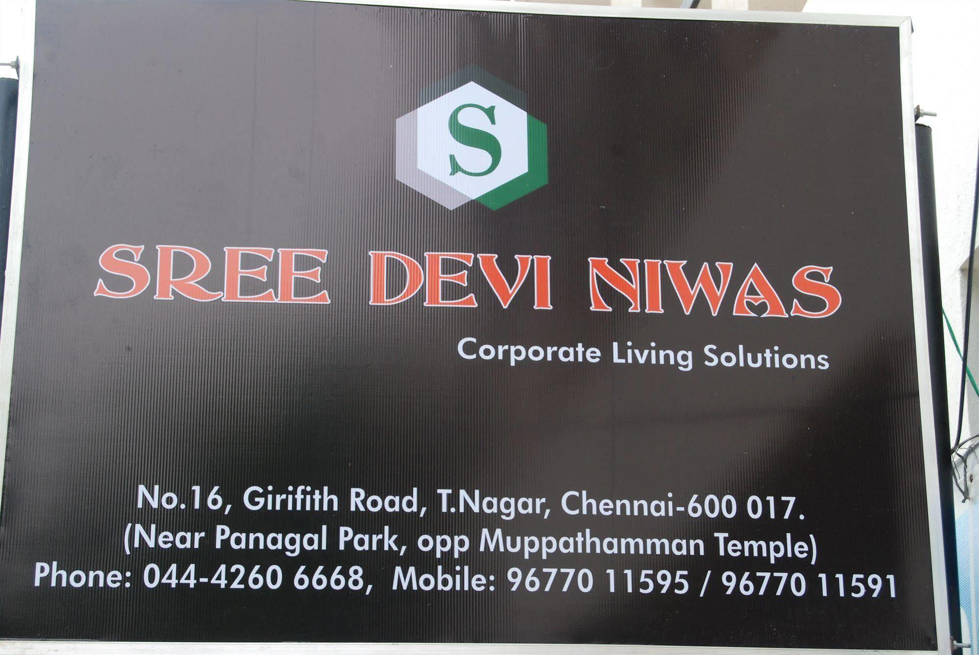 Sree Devi Niwas Lejlighed Chennai Eksteriør billede